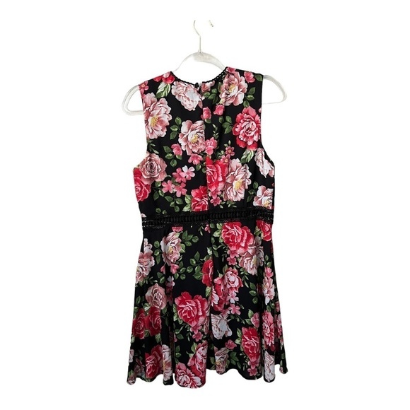 Disney Princess Floral Sleaveless Dress Lined Embroidered Size Large Juniors - Picture 2 of 13